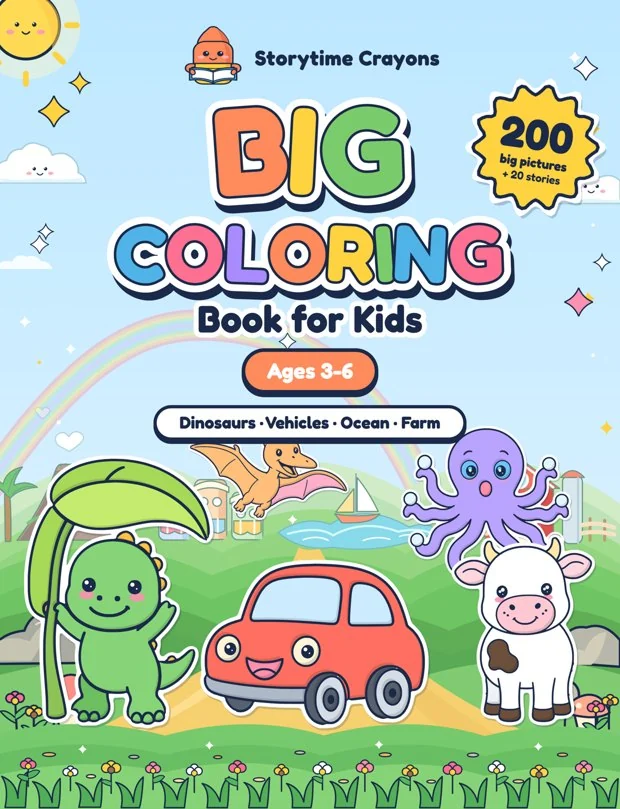 Cover of Big Coloring Book for Kids Ages 3-6
